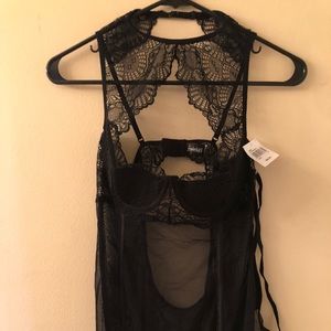 Frederick’s of Hollywood black chemise